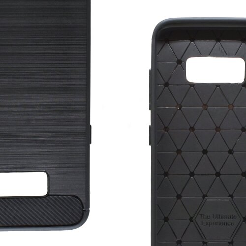 Puzdro Carbon Lux TPU Samsung Galaxy S8+ G955 - čierne