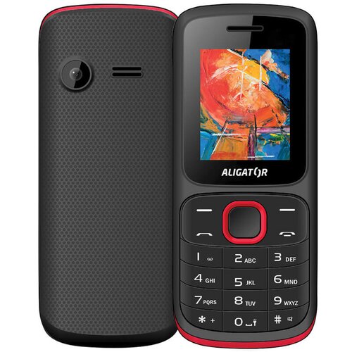 Aligator D210 Dual SIM, Čierno-červený