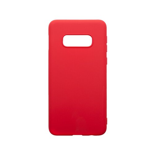 Samsung Galaxy S10e červené gumené puzdro, matné