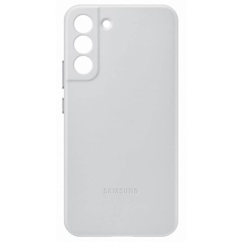 EF-VS906LJE Samsung Kožený Kryt pro Galaxy S22+ Light Gray