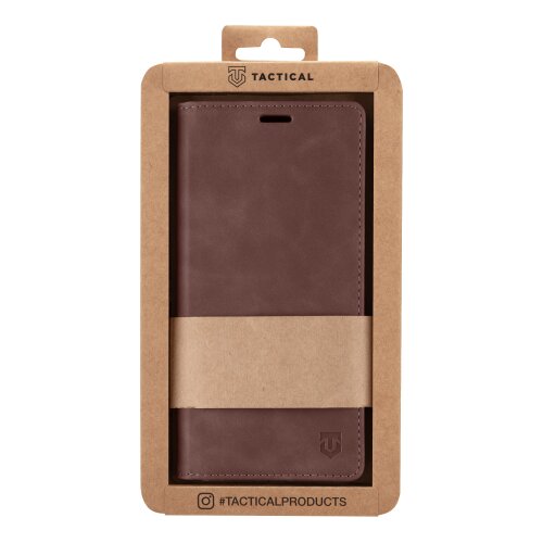 Tactical Xproof PU Kožené Book Pouzdro pro Apple iPhone 7/8/SE 2020/SE 2022 Mud Brown