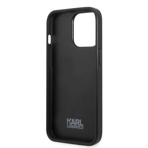 Puzdro Karl Lagerfeld Monogram Ikonik iPhone 13 Pro - červené