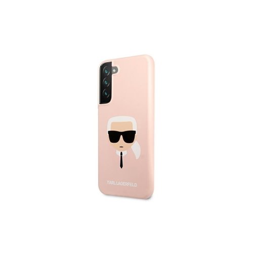 Karl Lagerfeld case for Samsung Galaxy S22 Plus KLHCS22MSLKHPI pink hard case Silicone Karl\'s Head