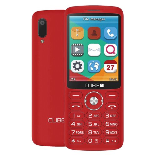 CUBE1 F700 Dual SIM, Červený