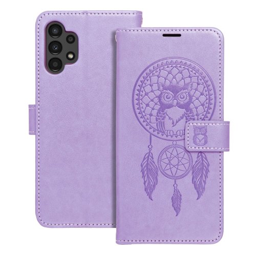 Puzdro Mezzo Book Samsung Galaxy A13 4G vzor dreamcatcher - fialové