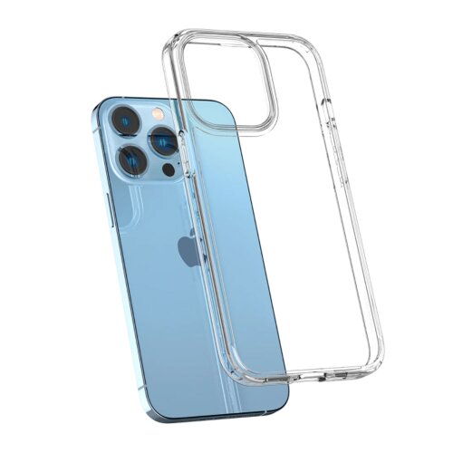 Puzdro Spigen Ultra Hybrid iPhone 13 - Transparentné