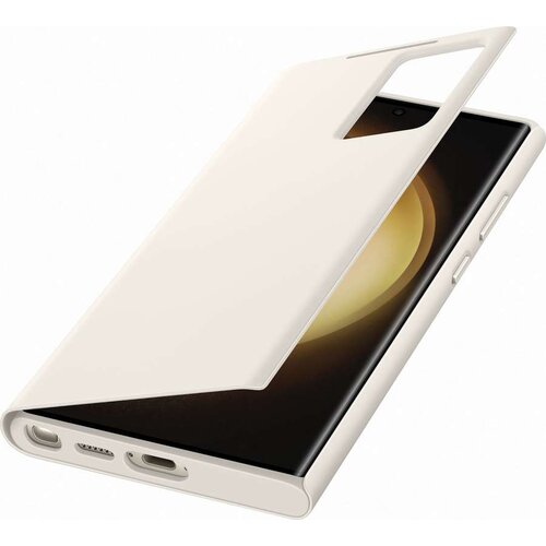 EF-ZS918CUE Samsung Clear View Pouzdro pro Galaxy S23 Ultra Cream