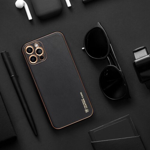 Puzdro Leather TPU Samsung Galaxy A34 5G - čierne