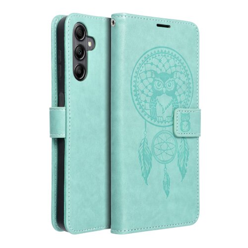 Puzdro Mezzo Book Samsung Galaxy A14 4G/5G vzor dreamcatcher - zelené