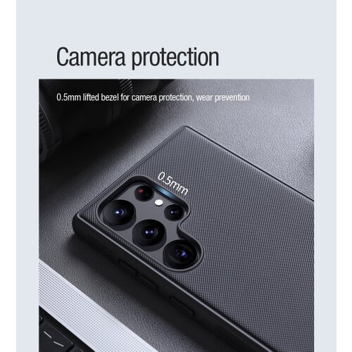 Nillkin Super Frosted PRO Magnetic Zadní Kryt pro Samsung Galaxy S22 Ultra Black