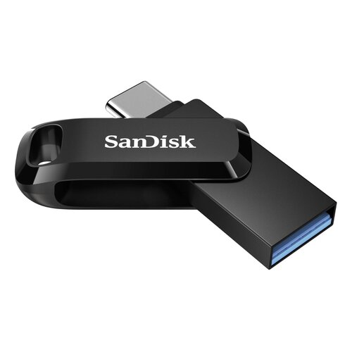 SanDisk Ultra Dual Drive Go/128GB/USB 3.1/USB-A + USB-C/Černá