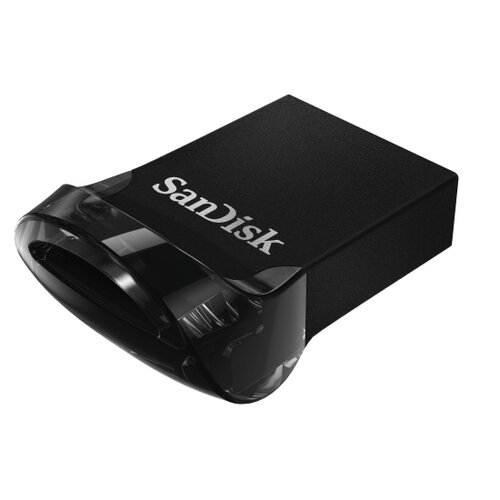 SanDisk Ultra Fit/128GB/USB 3.1/USB-A/Černá