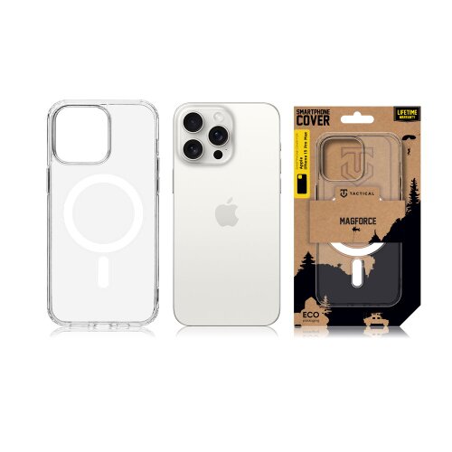 Tactical MagForce Kryt pro Apple iPhone 15 Pro Max Transparent