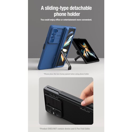Nillkin CamShield FOLD Stand Zadní Kryt pro Samsung Galaxy Z Fold 5 Black