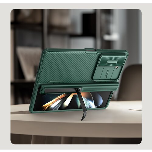 Nillkin CamShield FOLD Stand Zadní Kryt pro Samsung Galaxy Z Fold 5 Deep Green