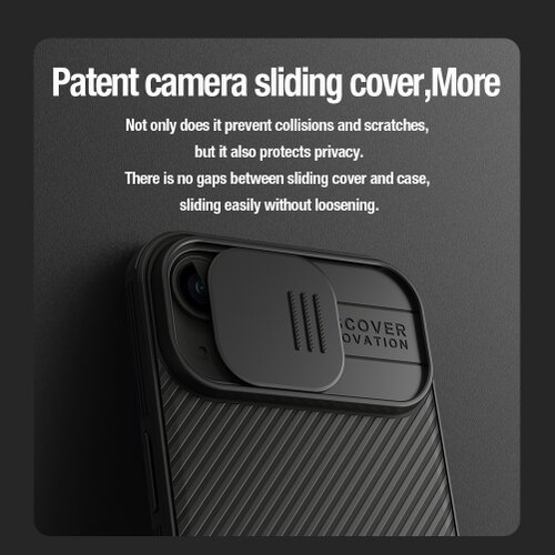 Nillkin CamShield PRO Magnetic Zadní Kryt pro Apple iPhone 15 Plus Black