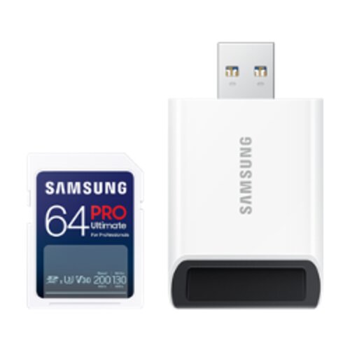 Samsung SDXC PRO ULTIMATE/SDXC/64GB/USB 2.0/Class 10/+ Adaptér