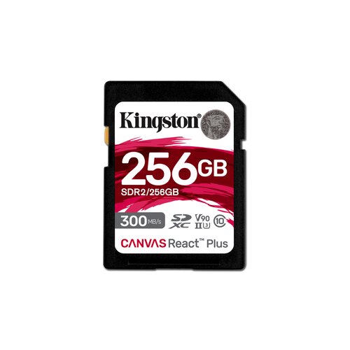 Kingston Canvas React Plus/SDHC/256GB/UHS-II U3 / Class 10