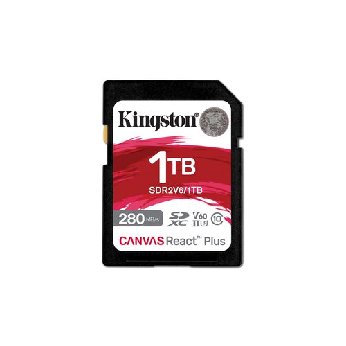 Kingston Canvas React Plus/SDHC/1TB/UHS-II U3 / Class 10