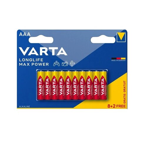 Varta Longlife Max Power AAA Baterie 10ks