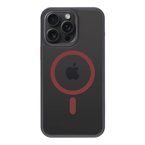 Puzdro Tactical Magsafe Hyperstealth 2.0 iPhone 15 Pro Max - čierno-červené