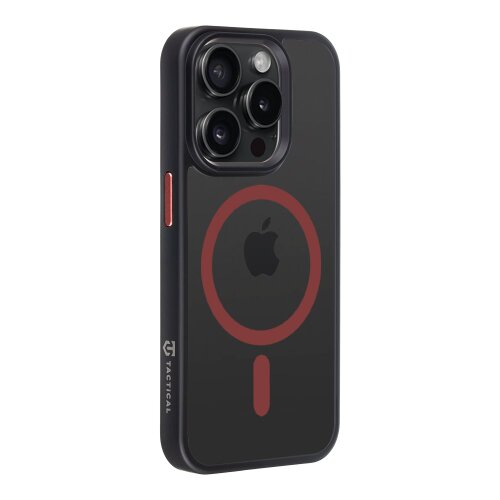 Puzdro Tactical Magsafe Hyperstealth 2.0 iPhone 15 Pro - čierno-červený