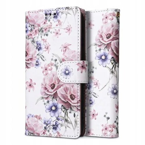 Puzdro Tech-Protect Book Xiaomi Redmi 12C - Rozkvitnuté kvety