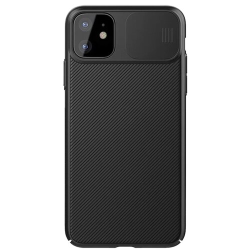 Puzdro Camshield iPhone 11, plastové - čierne