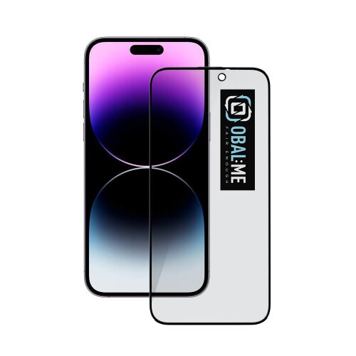 OBAL:ME Privacy 5D Tvrzené Sklo pro Apple iPhone 14 Pro Max Black