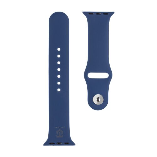 Tactical 838 Silikonový Řemínek pro Apple Watch 1/2/3/4/5/6/7/8/9/SE 42/44/45/49mm Navy Blue