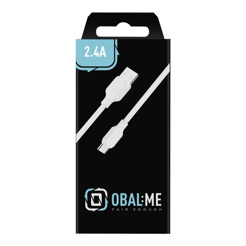 OBAL:ME Simple USB-A/USB-C Kabel 1m White