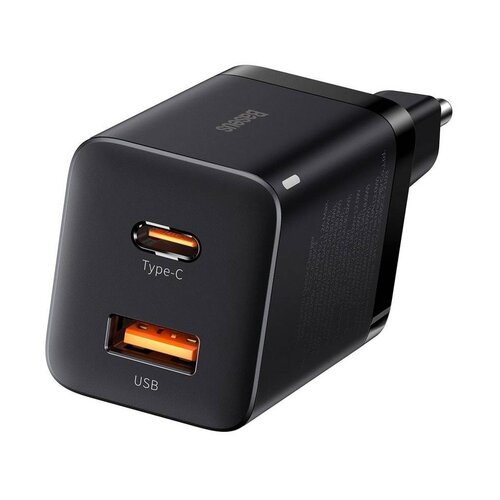 Baseus CCSUPP-E01 Super Si Quick Nabíječka USB + USB-C 30W Black (Pošk. Balení)