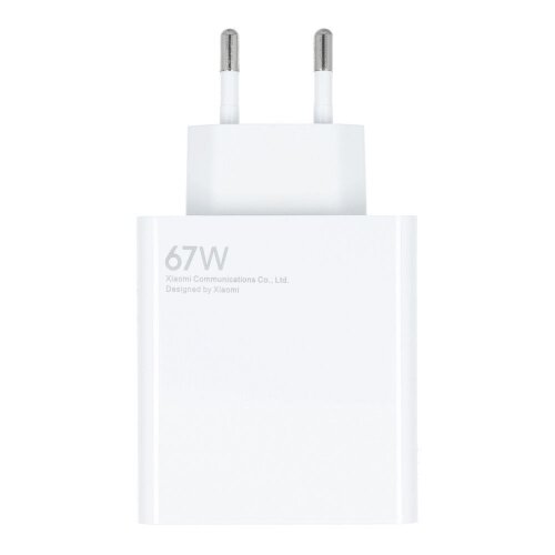 Xiaomi MDY-12-EU USB-A 67W Cestovní Nabíječka White (Service Pack)