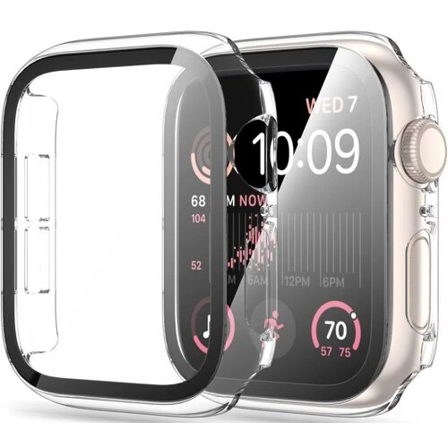 Puzdro Tech-Protect s ochranným sklom Apple Watch 4/5/6/SE 40mm - transparentné