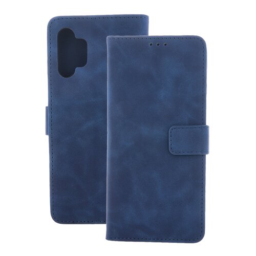 Puzdro Smart Velvet Book Samsung Galaxy A35 - tmavo-modré