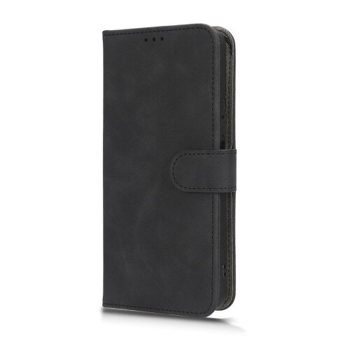 Puzdro Leather Book TCL 40SE - čierne