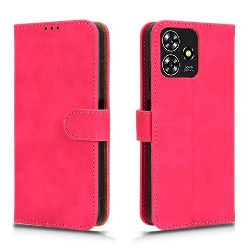 Puzdro Leather Book ZTE Blade A73 4G/V50 Design 4G - červené