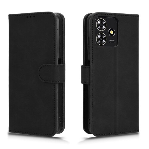 Puzdro Leather Book ZTE Blade A73 4G/V50 Design 4G - čierne