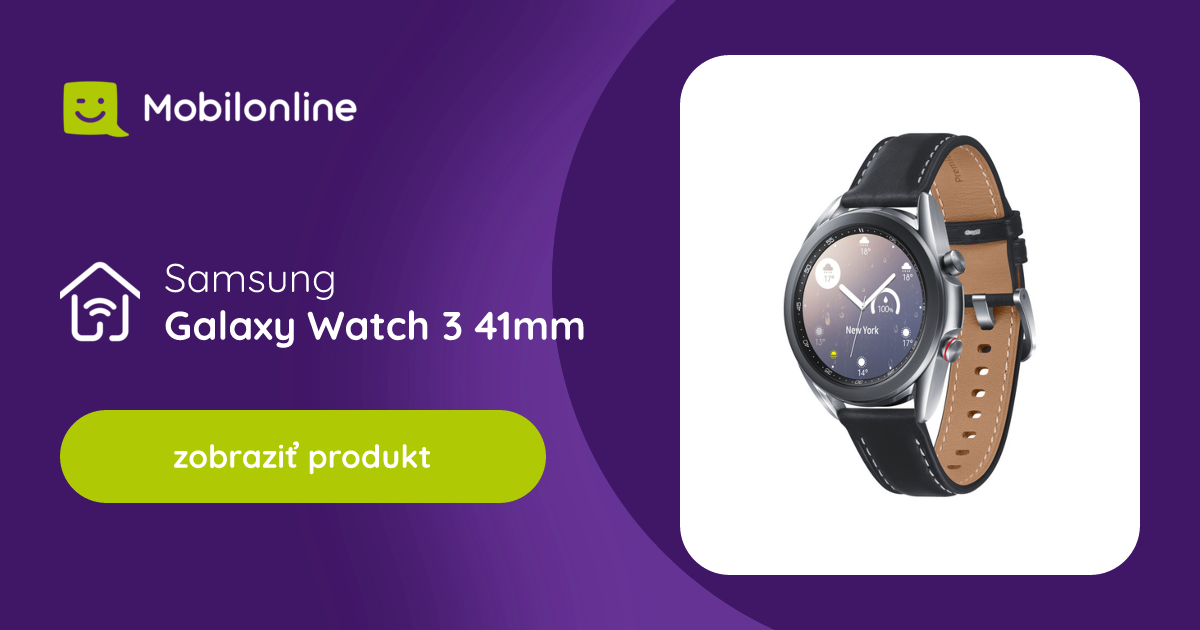 Samsung Galaxy Watch 3 41mm Sm R850nzs Strieborné 5817